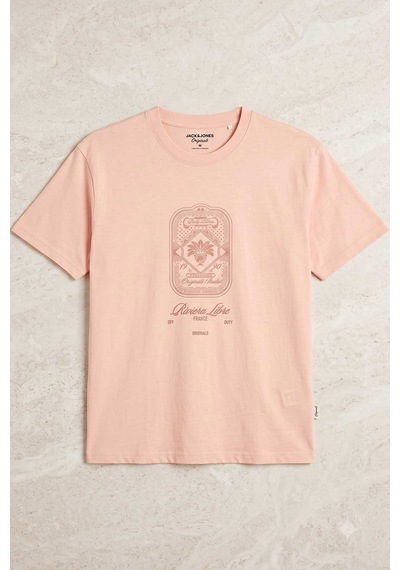 Jack & Jones Jorcassıs Tonal Tee Ss Crew Neck Turuncu