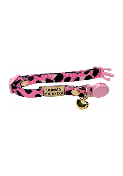 Ayz Markalama Güvenlik Kilitli Kedi Tasması İsimli Kedi Tasması Safety Click