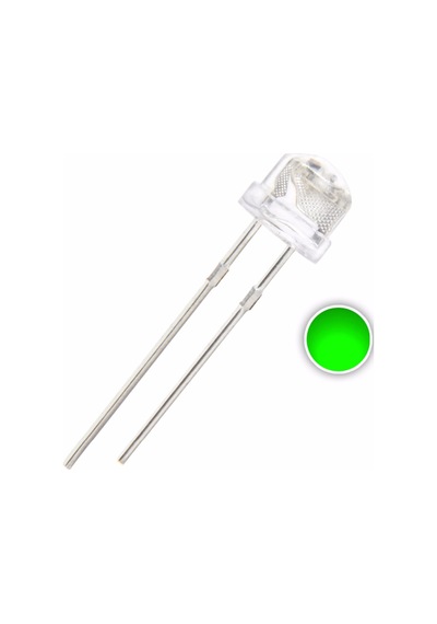 Mantar Led Yeşil 4.8Mm 1000  Adet