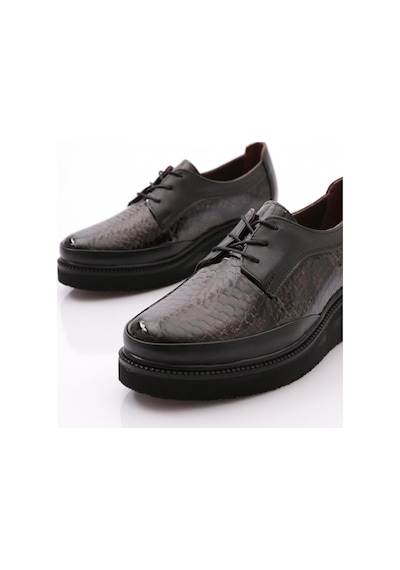 Dgn 30550 Kadin Comfort Ayakkabi 30550-692-R1712 Siyah Yılan
