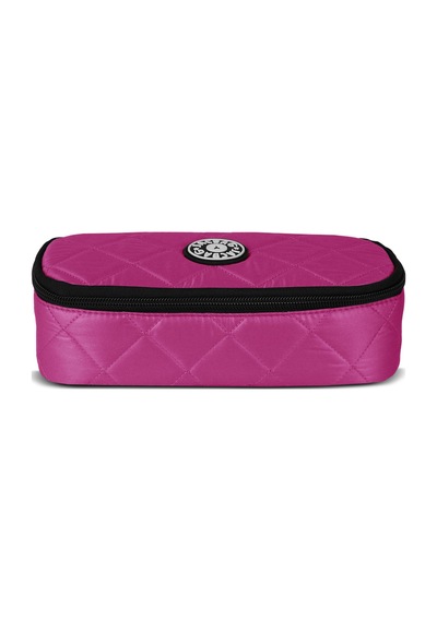 Jacbag Oval Xl Soft-oval Tip Büyük Boy Kapitone Kalem Kutusu Siyah