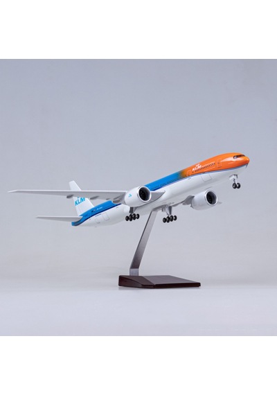 Klm Boeing 777 Yolcu Uçağı Model Uçak 1/157 Ölçek 47cm