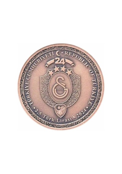 Agakulche Galatasaray 24. Şampiyonluk Kutulu Bronz Sikke Coin