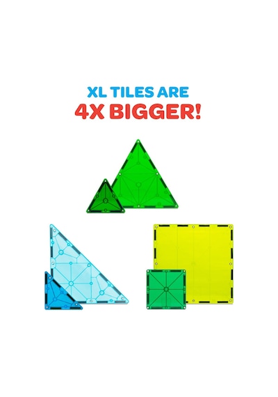 Magna-tiles - Dinozor Dünyası - 50 Parça - Xl