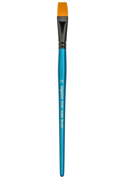 Bigpoint 210f Serisi Sentetik Kıl Düz Kesik Fırça No: 12 X 12 Adet