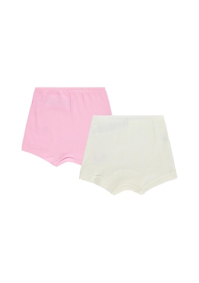 Civil Girls Çilek Ribana 2-10 Yaş Kız Çocuk 2'li Boxer - Standart