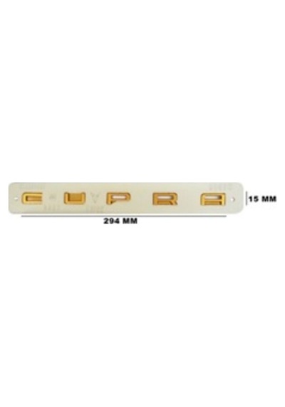 Seat Uyumlu Cupra Gold Yazı