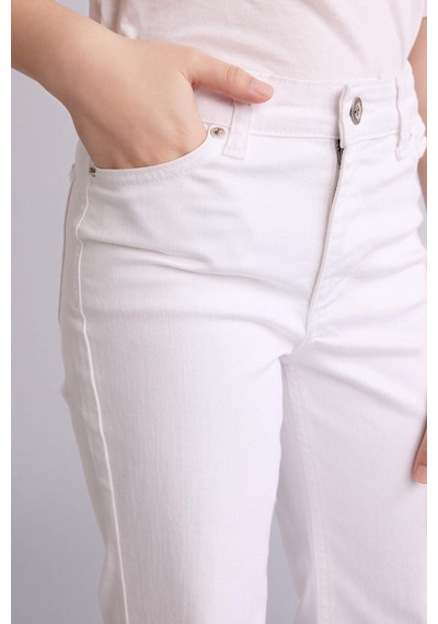 Defacto Flare Fıt Jean Pantolon Kız Çocuk G0253a826smwt34 Beyaz-wt34