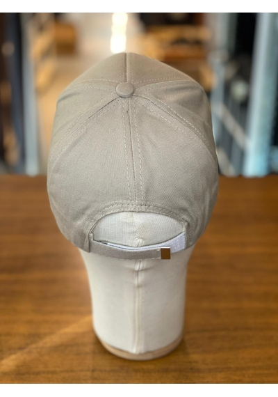 Hamze Türkiye Bayrak Nakış Pamuklu Unisex Cap Şapka Bej