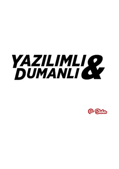Yazılımlı Ve Dumanlı Oto Sticker Araba Cam Sticker (495511451)