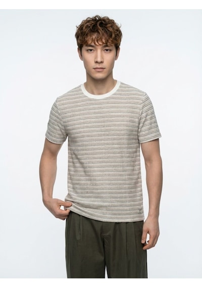 LOFT Regular Fit Erkek Tshirt K.kol Lf2042333 Q1.v1 Ekru