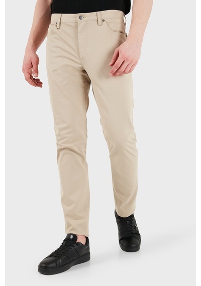 Tommy Hilfiger Pamuklu Straight Fit Normal Bel Pantolon Erkek Pantolon Mw0mw40915 Rbt Kum