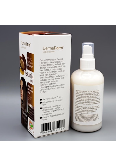 Dermaderm Argan Özlü Saç Bakım Sütü 2 x 250 ML