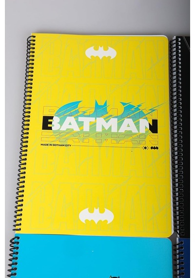 Lisanslı A4 80 Yaprak Çizgili Defter, Çok Renkli
