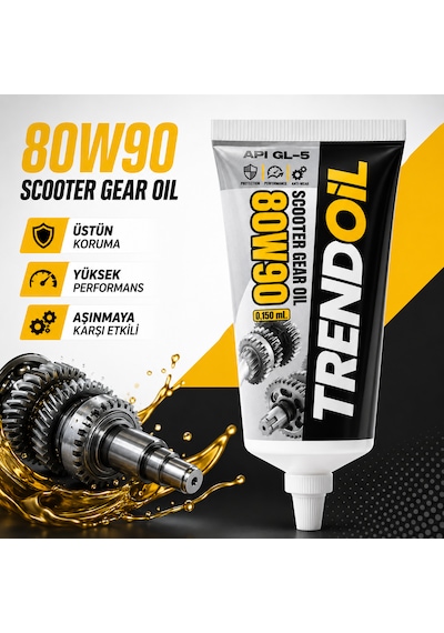 Trendoil Motosiklet Dişli Ve Şanzıman Yağı Scooter Gear 80w/90 150ml