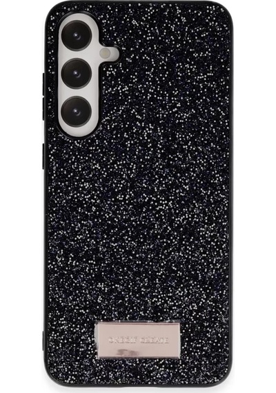 Onegif Samsung Uyumlu Galaxy A55 5g Bright Simli Kapak - Siyah,