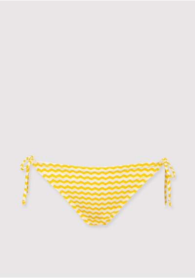 Mavi - Çizgili Sarı Bikini Altı 1912576-71301