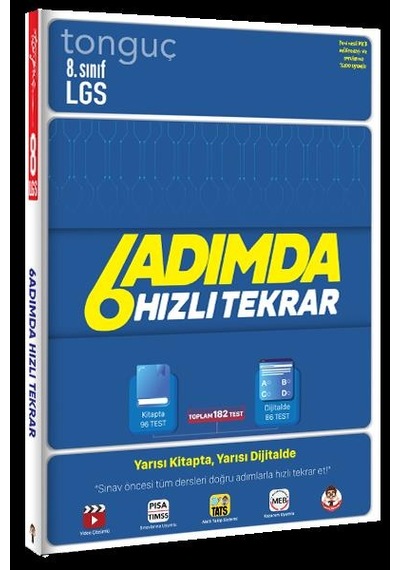 LGS 6 Adımda Hızlı Tekrar- Tonguç Akademi