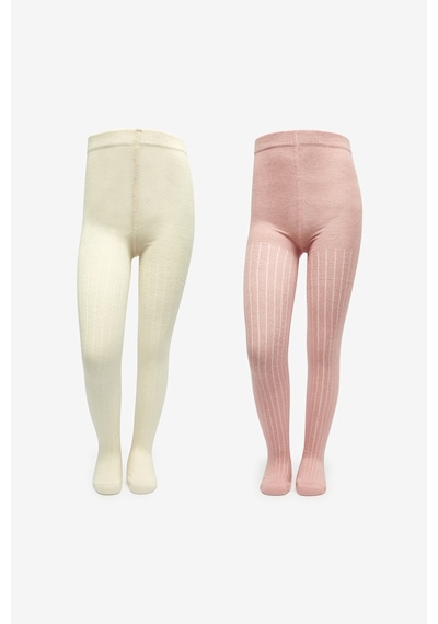 Penti Kız Çocuk Pretty Rib Pembe 2li Külotlu Çorap