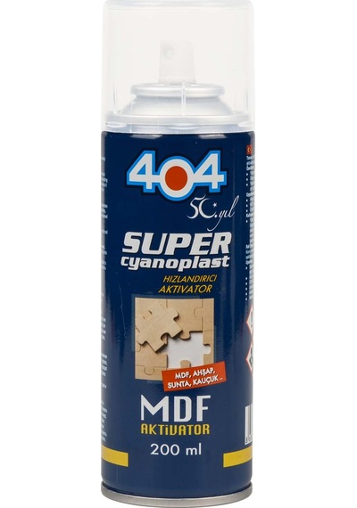 Süper Hızlandırıcı Mdf Aktivatör 400 Ml + 100 Gr Hızlı Yapıştırıcı