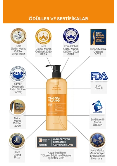Kundal Rich Perfume Body Wash Ylang Egzotik 500 ML