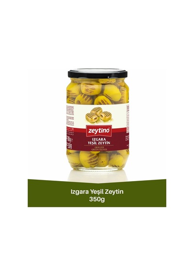 Izgara Yeşil Zeytin 350 Gr 201/230 Xl Cam Kavanoz