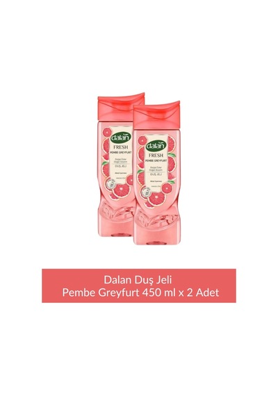 Dalan Fresh Pembe Greyfurt Duş Jeli 450 Ml X 2 Adet Aloe Vera
