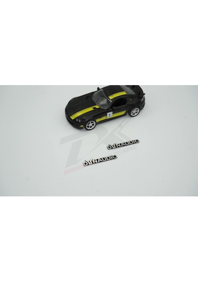 Dynaudio Logo Hoparlör Krom Metal 3M Logo Amblem 2 Li Set N11.4294