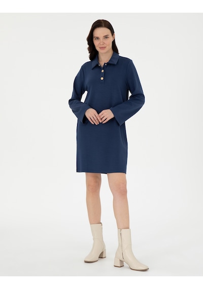 Pierre Cardin Kadın Lacivert Elbise Örme 50308163-vr033 Lacivert
