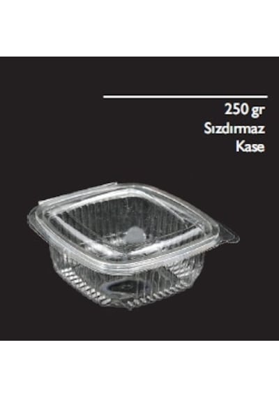 250 Gr Sızdırmaz Plastik Kab Kap Kase 100'Lü 250 Gr Sızdırmaz Plastik Kab Kap Kase 100'Lü