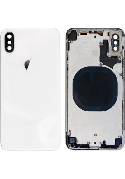 Apple Uyumlu iPhone X Boş Kasa Beyaz