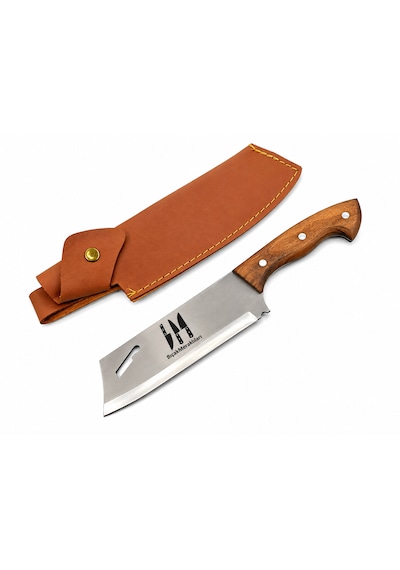 Bıçak Meraklıları Kamp, Outdoor Bıçak 29cm Toplam Uzunluk Kahverengi