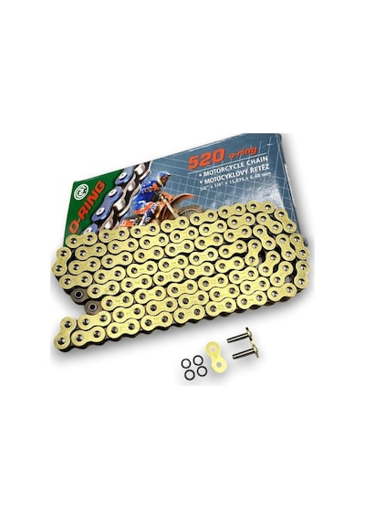 Cz Chain O-ringli Zincir Gold 520 X 120l