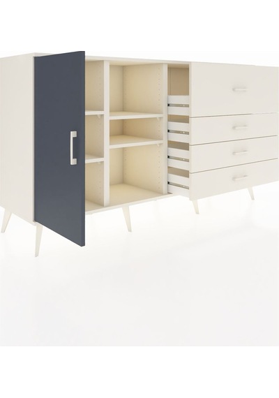 Kronos Konsol 4 Raflı 4 Çekmeceli Tek Kapaklı 176x59x99 Aytaşı-a Aytaşı-antrasit/aytaşı Kronos Konsol 4 Raflı 4 Çekmeceli Tek Kapaklı 176x59x99 Aytaşı-a Aytaşı-antrasit/aytaşı