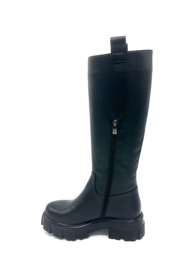 Nostra Shoes Elisa Kadın Hakiki Deri Siyah Çizme Siyah