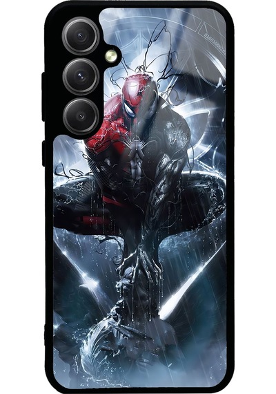 Samsung Uyumlu A35 Spiderman Tasarımlı Glossy Telefon Kılıfı Çok Renkli