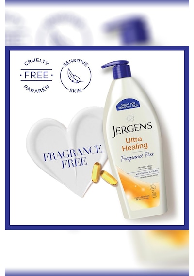 Jergens Yoğun Nemlendirici Parfümsüz El Ve Vücut Losyonu 621ml