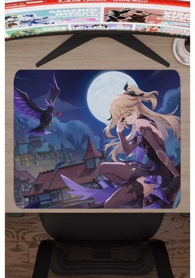 Fischl Genshin Impact Anime Gacha V1 - 48x40 Xl Gaming Mouse Pad Fare Altlığı