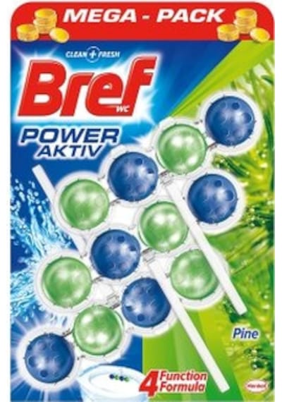 Bref Power Aktiv Wc Klozet Blok Çam 3'lü 150 G