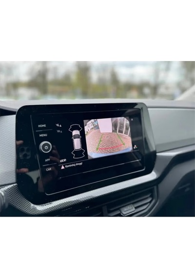 Vw T-cross Tek Tuşlu Multimedya Ekran Koruyucu- Kırılmaz Şeffaf Nano Teknoloji