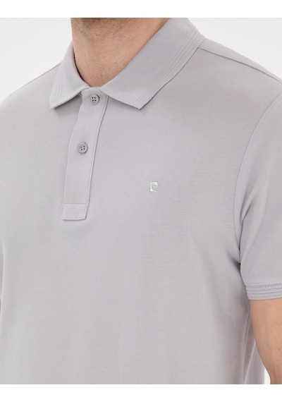 Pierre Cardin Erkek Açık Gri Tişört Basic 50302561-vr001 Açik Gri