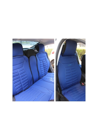 Seat Marbella Oto Koltuk Minderi Ön Arka Set Mavi Fivestar Serisi