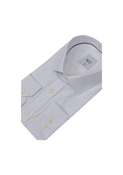 Erkek Slim Fitt Uzun Kol Gömlek 2290 Bgl-st04378 Beyaz