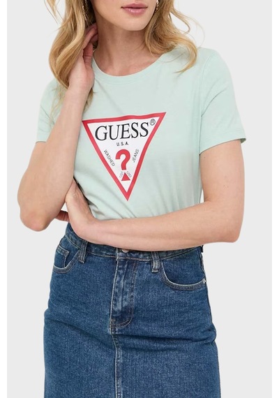 Guess Bayan T Shirt W1yı1bı3z14 A72c Yeşil Yeşil