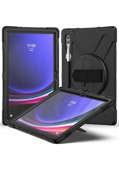 Cosmotex Newface Samsung Galaxy Uyumlu  X930 Tab S11 Ultra 14.6 Kılıf Amazing Tablet Kapak - Siyah