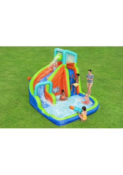 H2ogo 53408 Turbo Splash Çocuklar İçin Şişme Mega Su Parkı 2.70 M Mavi - Turuncu