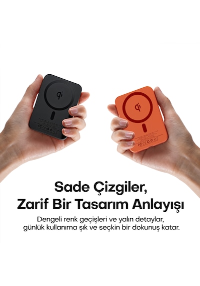 Hooma Magpulse 3 Slim 3000 Mah Powerbank Siyah Hooma