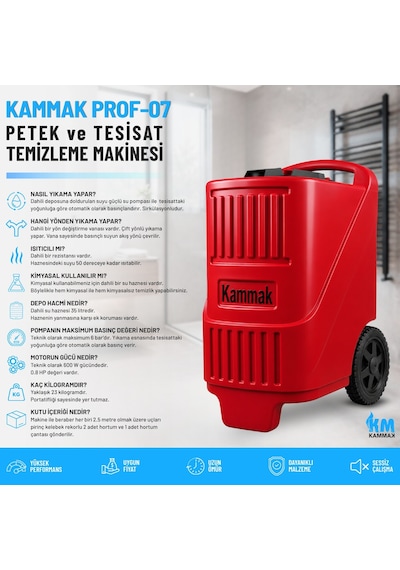 Kammak Prof-07 Petek Temizleme Makinesi