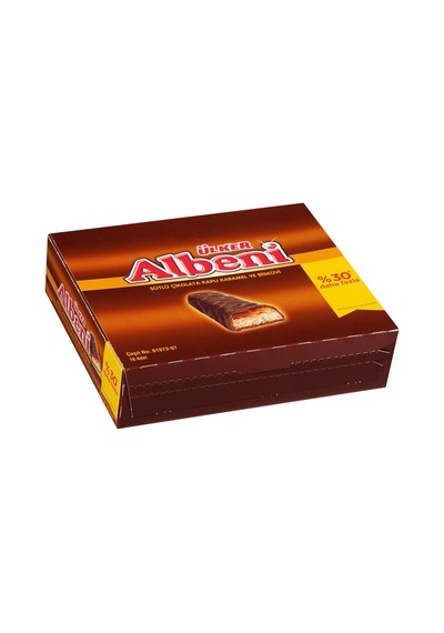 Ülker Albeni Büyük Boy Gofret 52 G - 18'li Paket 2'li Ekonomik Paket - 2 Adet Tarı