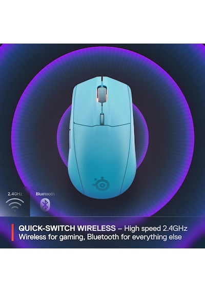 Steelseries Rival 3 Wireless Gen 2 Oyuncu Faresi 2.4ghz Ve Blue 34375543